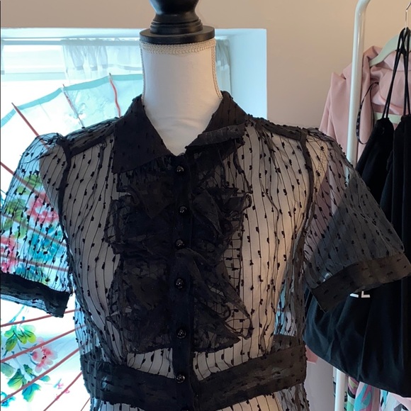 Vintage Betsey Johnson Top Sz 8 - Picture 3 of 7